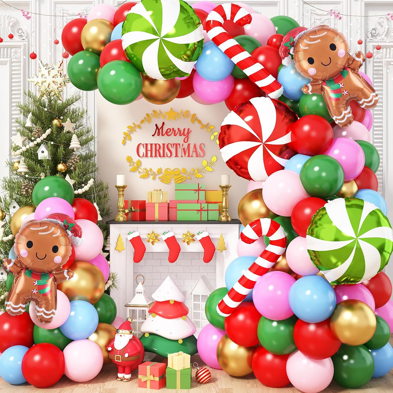Balloon Arch Kit - Kerstballonnen Garland Boog Kit 113 Stuks