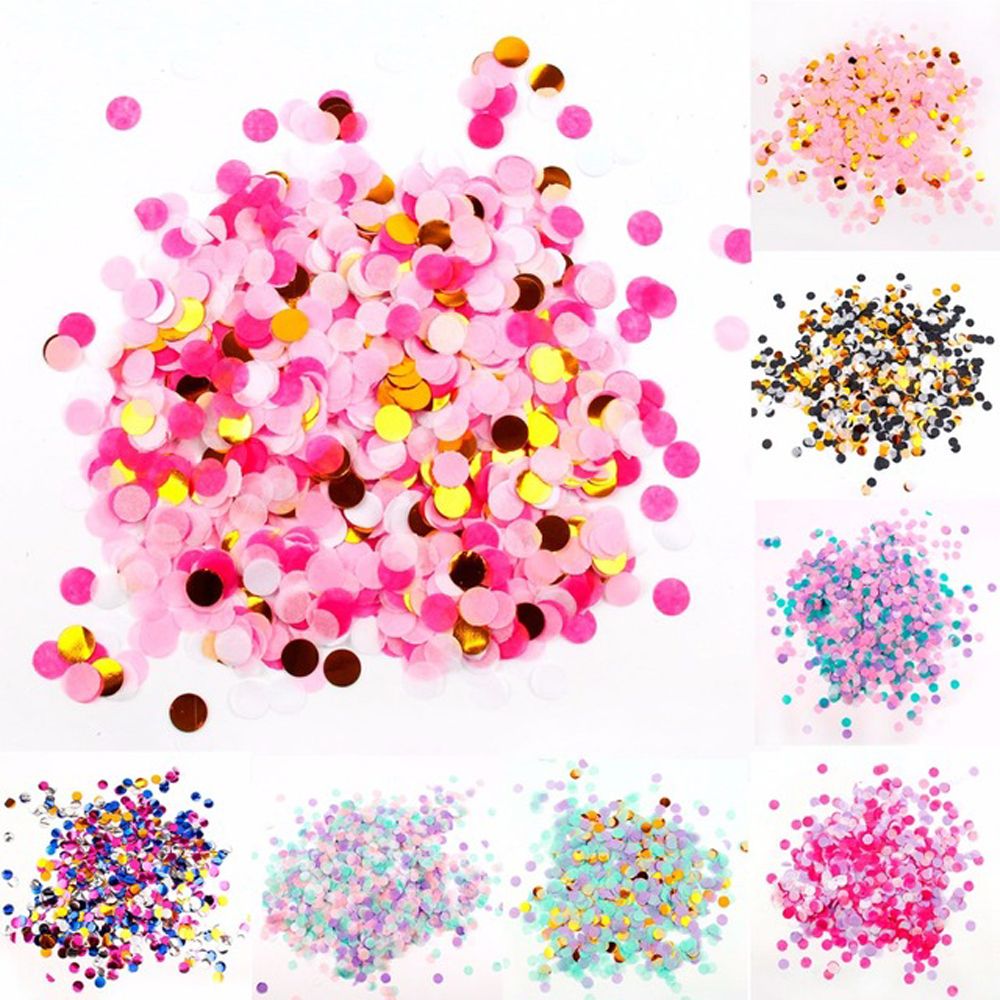 Confetti Cannon Tube - 10 g/zak Ronde Confetti Tissuepapier Roze
