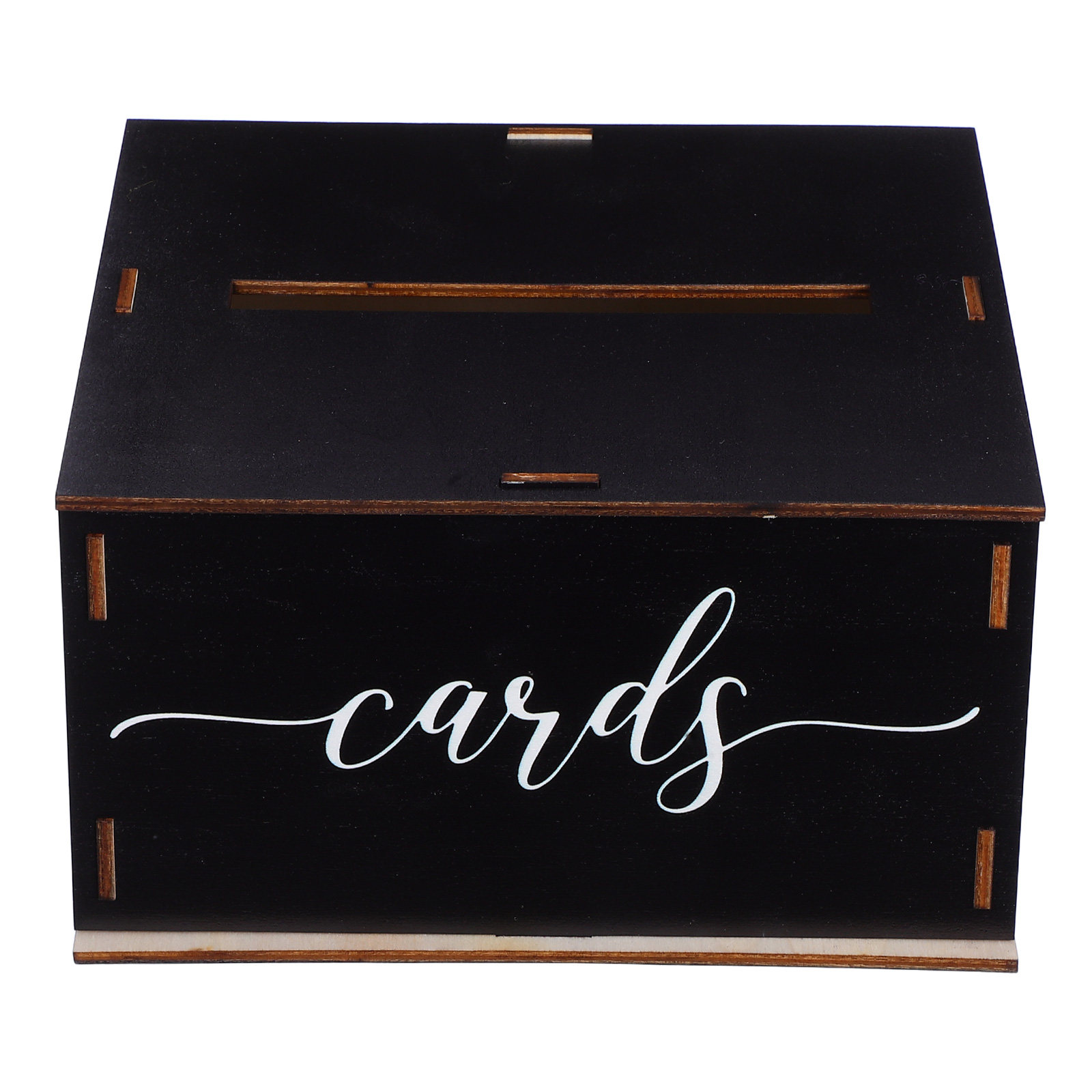 Event Party Box - Houten bruiloftkaartenbox, rustieke charme, decoratieve kaartenhouder