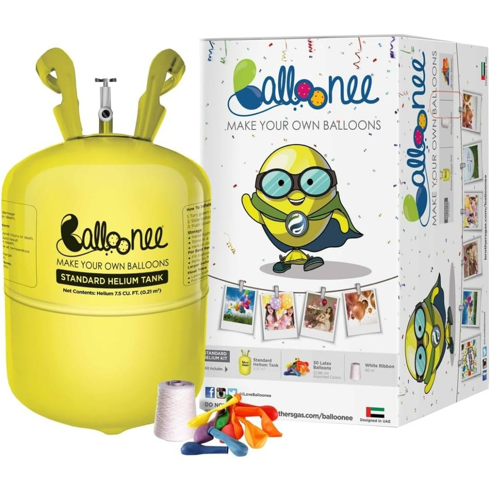 Balloon Pump Hand - Balloonee Standaard Wegwerp Helium Tank 7.5