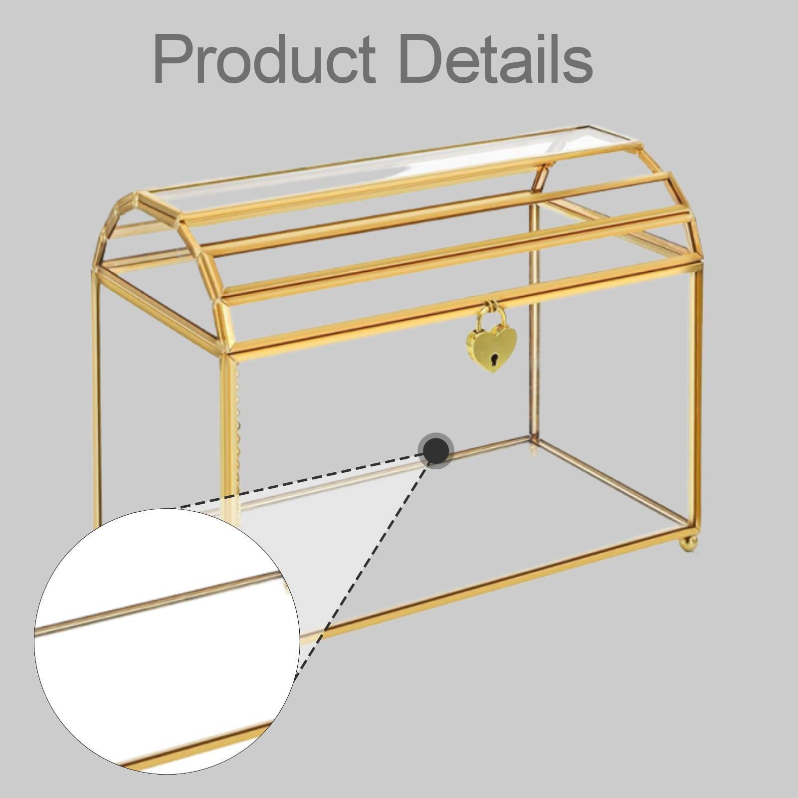 Glazen Bruiloft Kaartenbox Dra - Event Party Box recensie en prijs