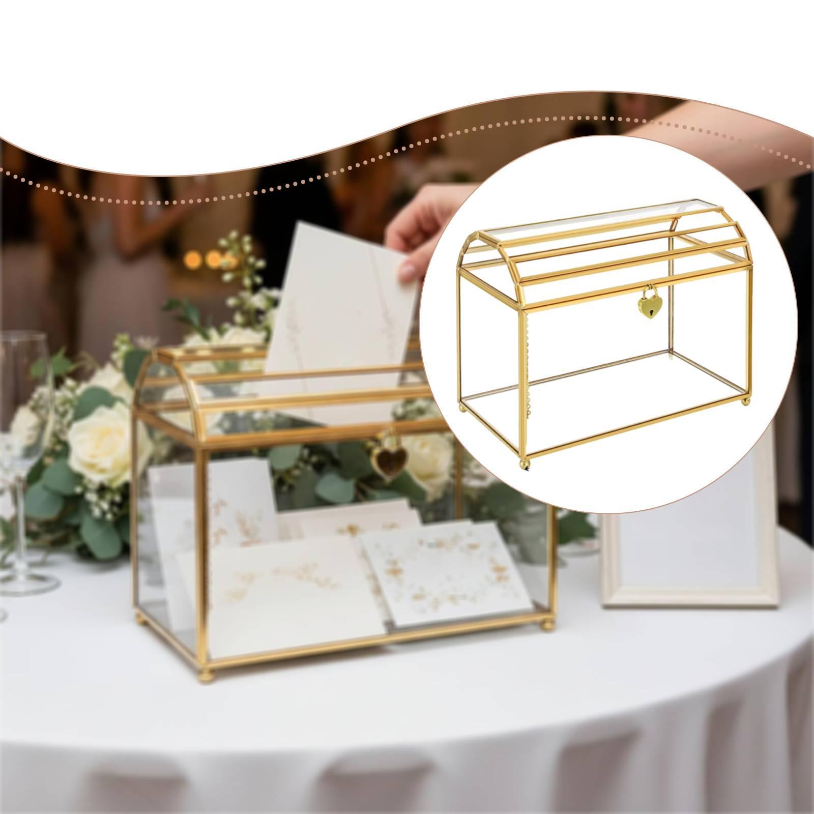 Glazen Bruiloft Kaartenbox Dra - Event Party Box recensie en prijs