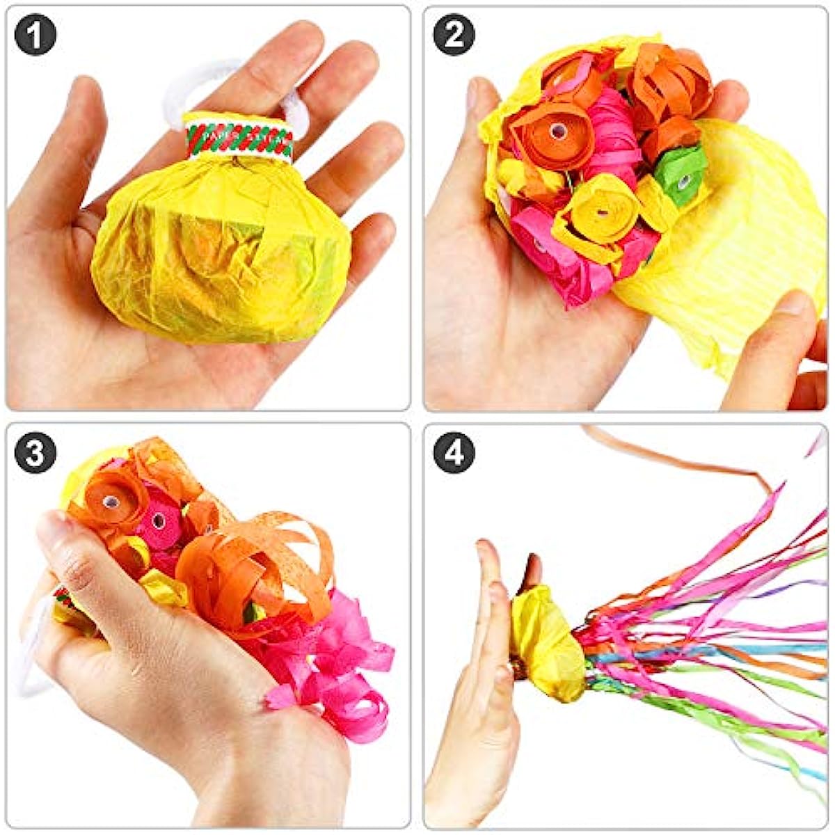 10 stuks Poppers Hand Gooi Str - Confetti Cannon Tube recensie en prijs