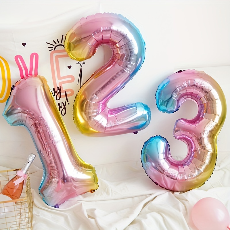 32 inch regenboog gradiënt num - Balloon Pump Hand recensie en prijs