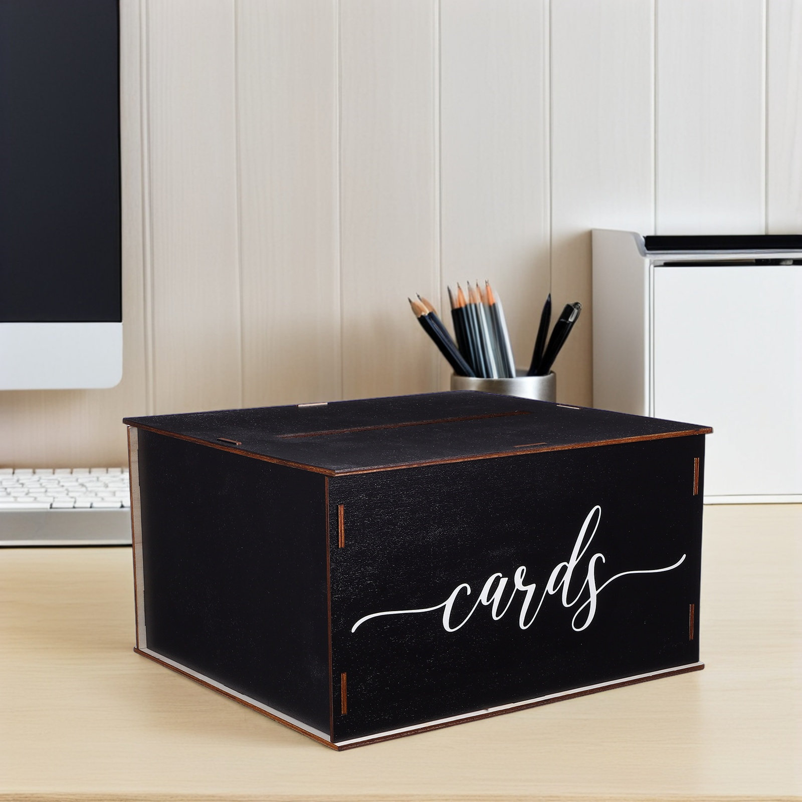 Houten kaartenbox bruiloft rus - Event Party Box recensie en prijs