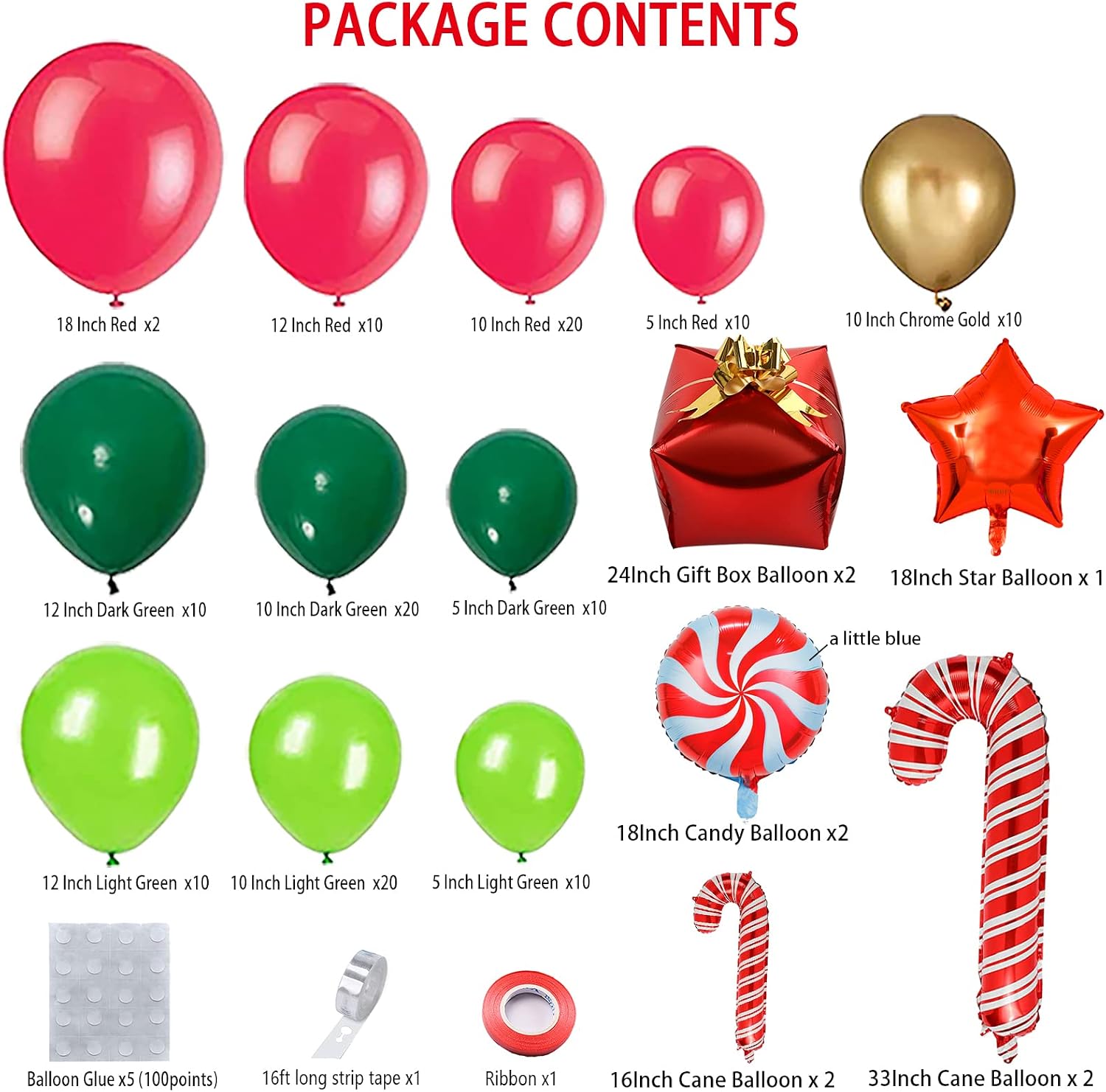 144-delige kerstballonnenboogs - Balloon Arch Kit recensie en prijs