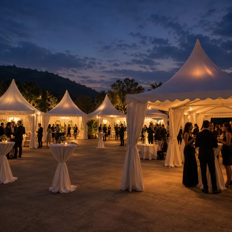 Aanpasbare witte pagodetent me - Event & Party Supply Photos recensie en prijs